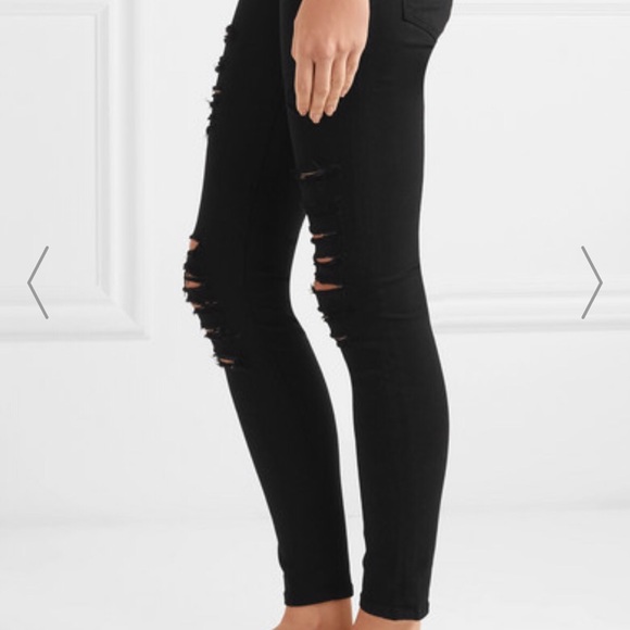 FRAME Le Skinny de Jeanne distressed mid-rise, EUC - Picture 4 of 8